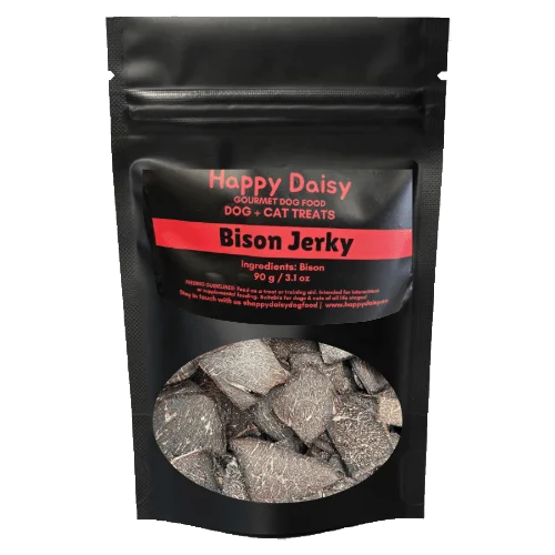 Bison Jerky - Dog Treat - Happy Daisy