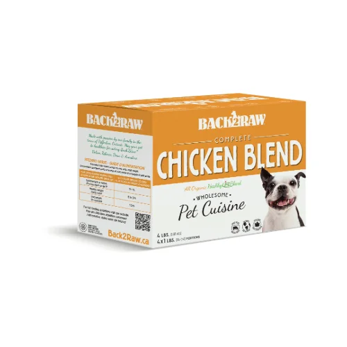 Complete Chicken Blend 4LB - Frozen Raw Food - Back2Raw