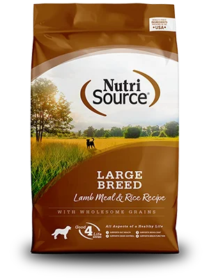 NutriSource Dog Food - Large Breed Lamb Meal & Rice