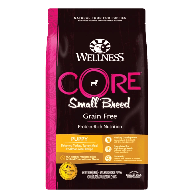 CORE Small Breed Puppy Grain-Free Turkey & Salmon - Dry Dog Food - Wellness