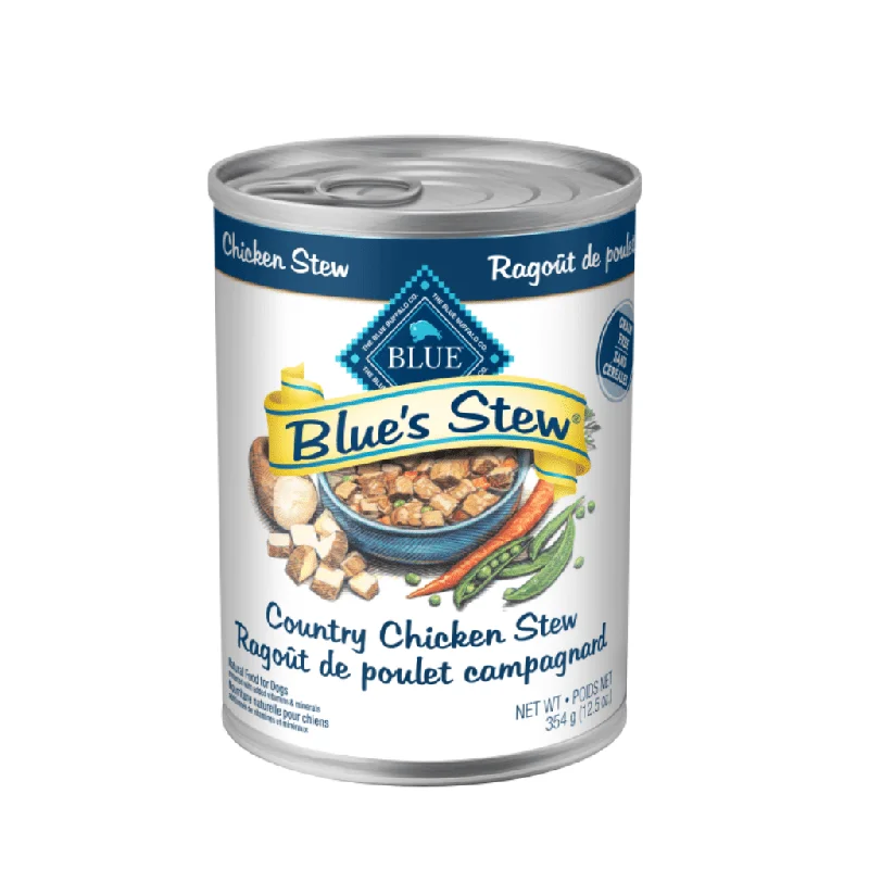 Country Chicken Stew 12.5 oz Cans - Wet Dog Food - Blue Buffalo