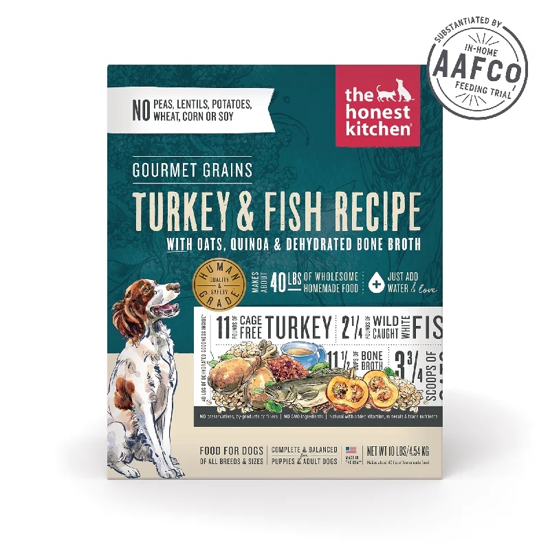 Dehydrated Gourmet Grains Turkey & White Fish