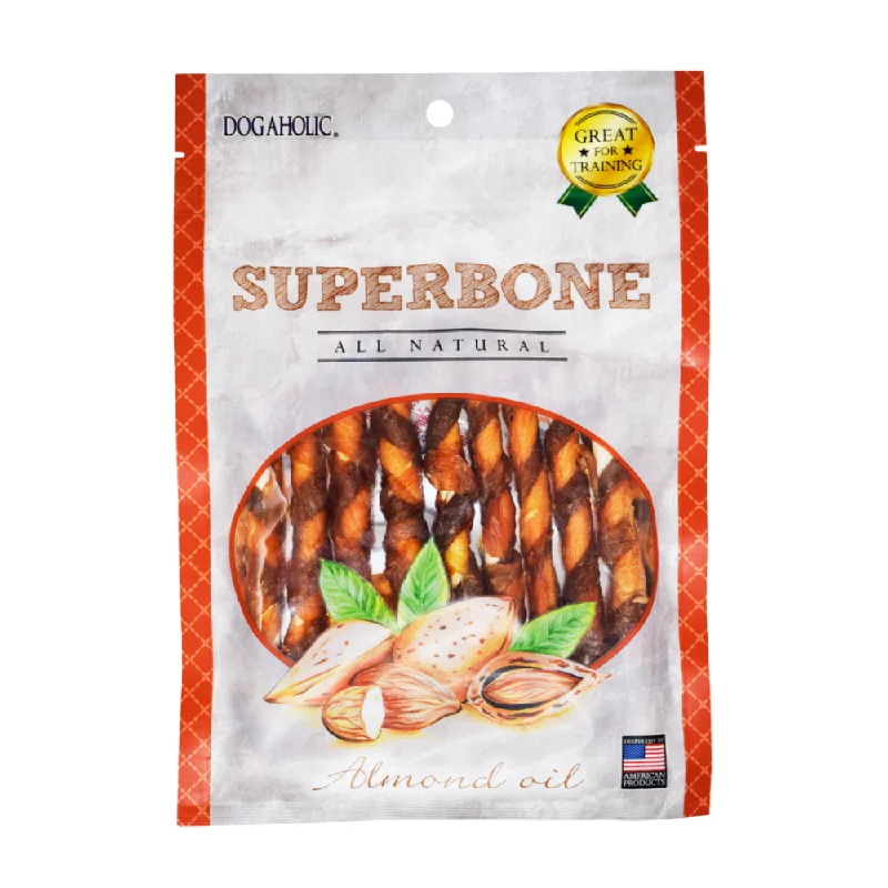 Dogaholic Superbone Chicken Stick with Almond Oil Dog Treats