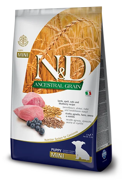 Farmina Dog Ancestral Grain Lamb & Blueberry Puppy