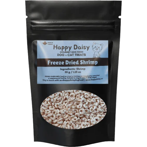 Freeze Dried Baby Shrimp - Dog Treat - Happy Daisy