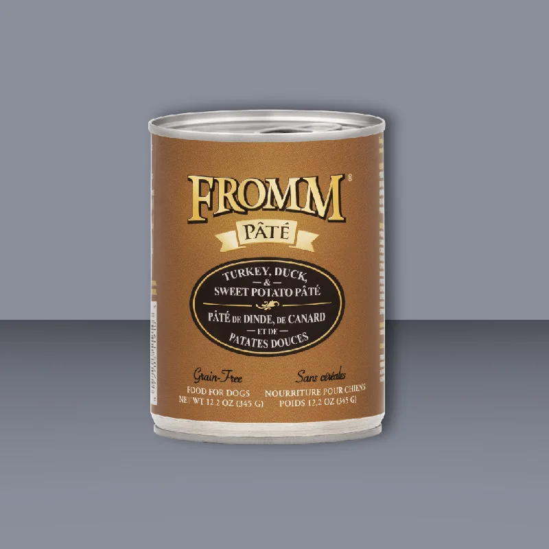 Fromm Gold Turkey Duck & Sweet Potato Pate 12oz