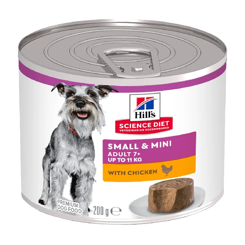 Hills Science Diet Small & Mini Chicken 7+ Adult Canned Dog Food