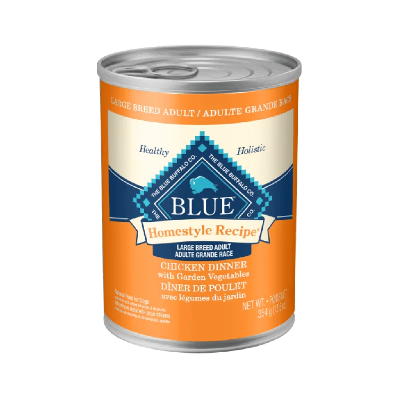 Large Breed Chicken Dinner with Garden Vegetables 12.5 oz Cans - Wet Dog Food - Blue Buffalo