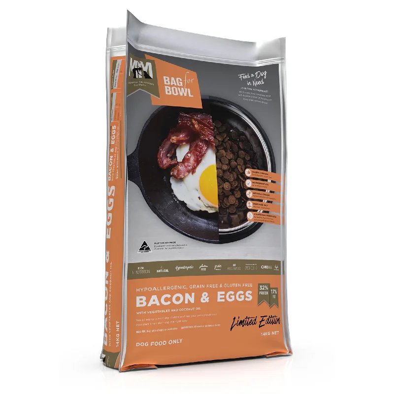 Meals for Mutts Grain Free Bacon and Eggs Dry Dog Food 14kg