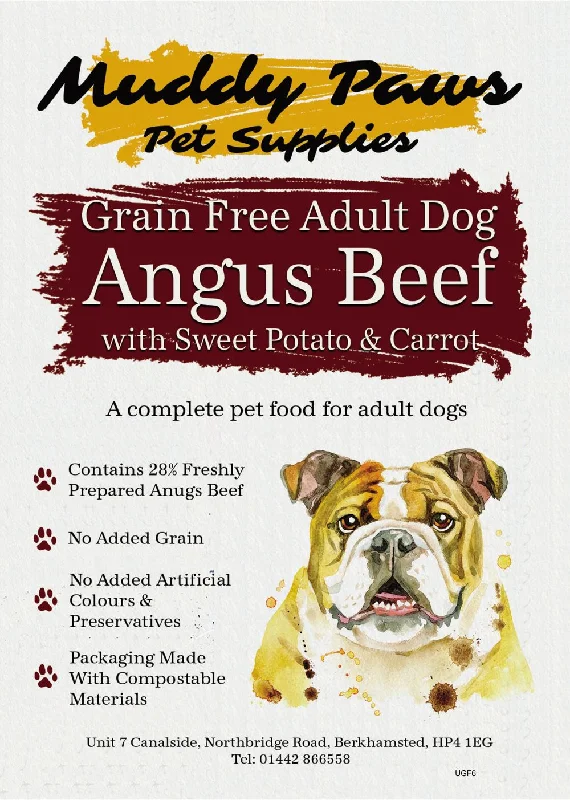 Muddy Paws Grain Free Adult Angus Beef 6kg