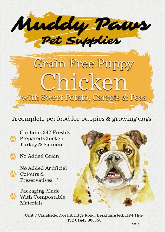 Muddy Paws Grain Free Chicken Puppy 2kg