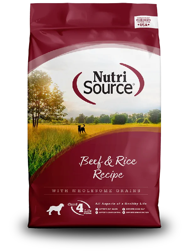 NutriSource Dog Adult Beef & Rice Formula