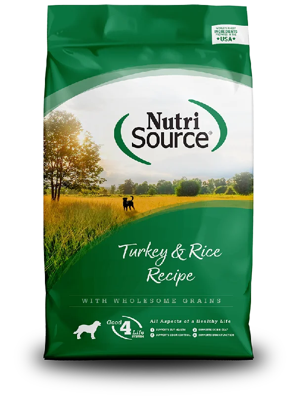 NutriSource Dog Adult Turkey & Rice Formula