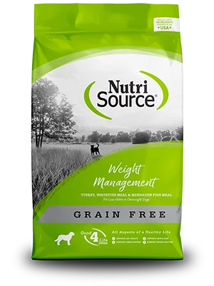 NutriSource Dog Food - Grain Free Weight Management Turkey