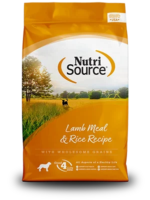 NutriSource Dog Food - Lamb Meal & Rice Recipe