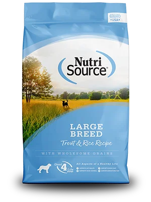 NutriSource Dog Food - Large Breed Trout & Rice