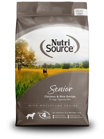 NutriSource Dog Food - Senior Chicken & Rice Recipe