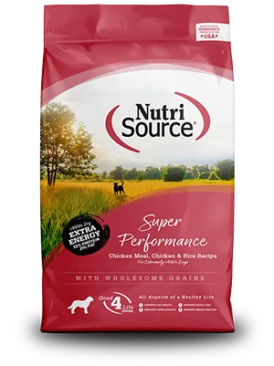 NutriSource Dog Food - Super Performance Chicken & Rice