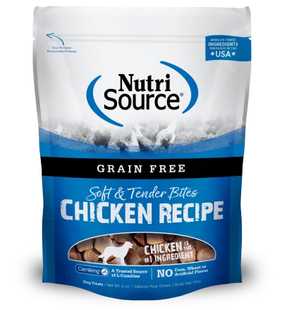 NutriSource Dog Treats - Grain-Free Chicken Bites