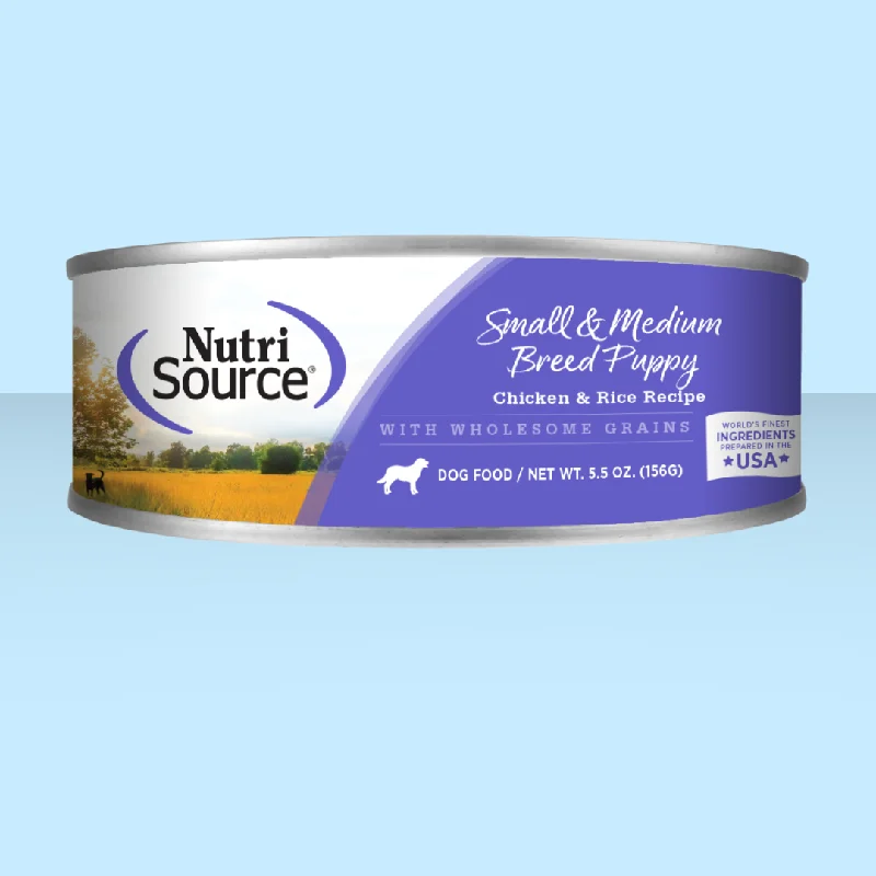 Nutrisource Small & Medium Breed Puppy Chicken & Rice 5.5oz