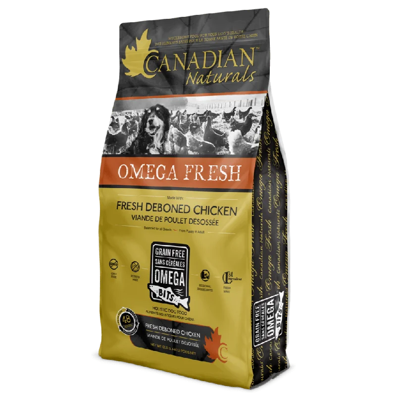 Omega Fresh Deboned Chicken Recipe for Dogs - Dry Dog Food -Canadian Naturals