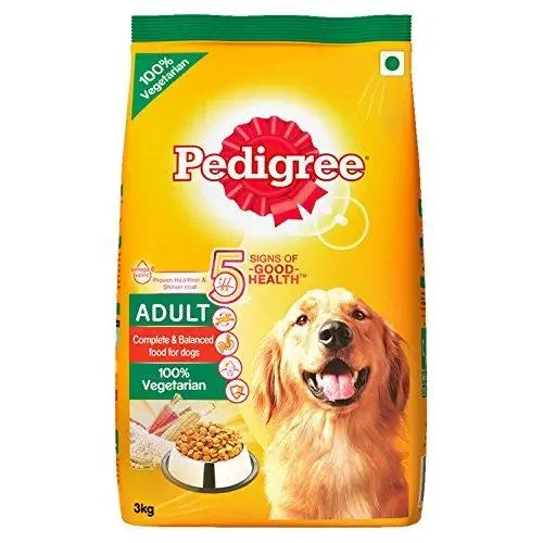 Pedigree Adult Dog Food Vegetarian, 3 kg Pack