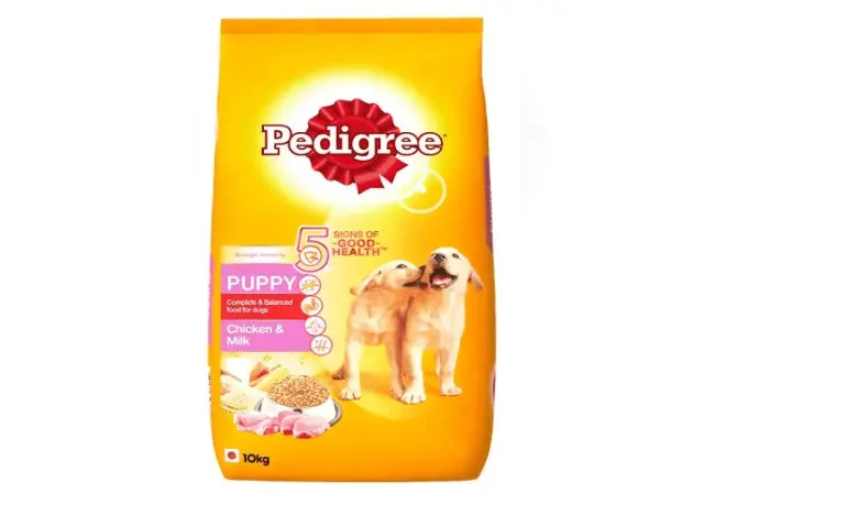 Pedigree Puppy Dog Food Chicken & Milk, 10 kg Pack