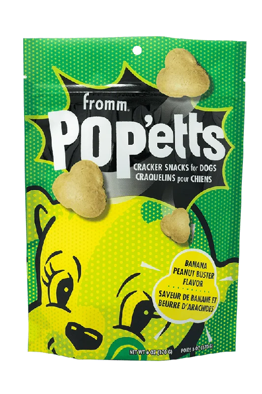 Pop'etts Banana Peanut Buster Cracker - Dog Treats - Fromm