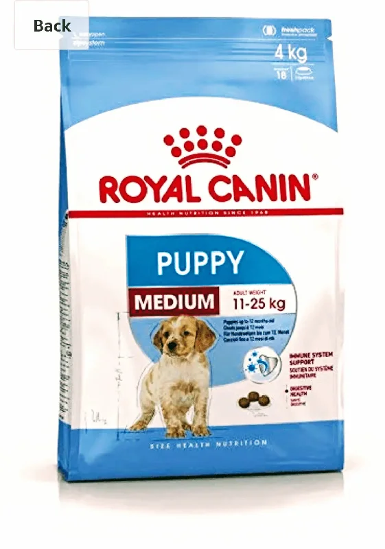 Royal Canin Medium puppy, 4 kg