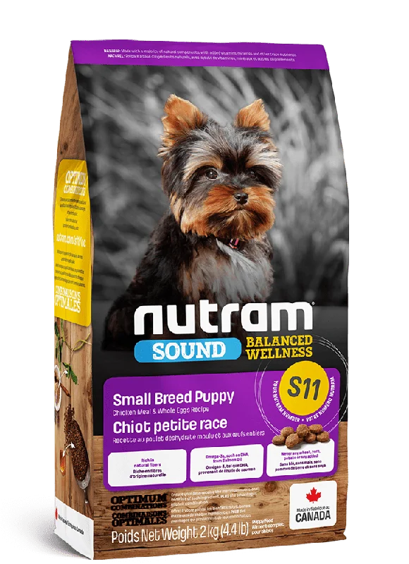 S11 Sound Balanced Wellness Small Breed Puppy ,Chicken Meal and Whole Eggs Recipe - Dry Dog Food - Nutram