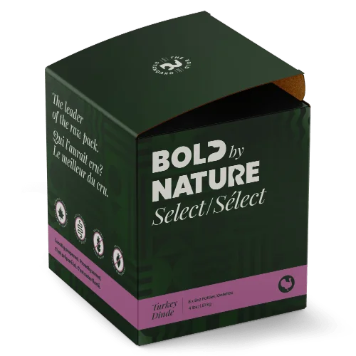 Select Turkey - Frozen Raw Dog Food - Bold By Nature