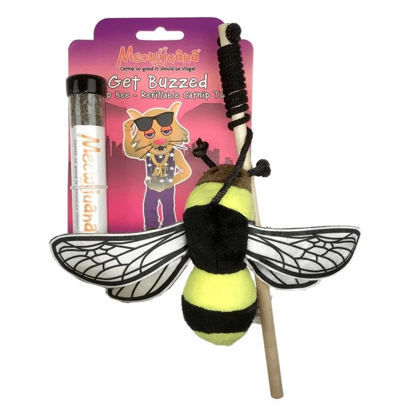 Cat Toy - Get Buzzed Refillable Bee