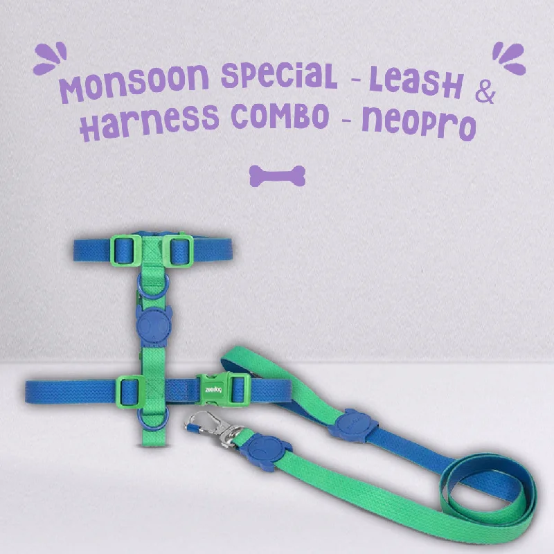 Neopro Apex - Monsoon Special Leash & H-Harness Combo