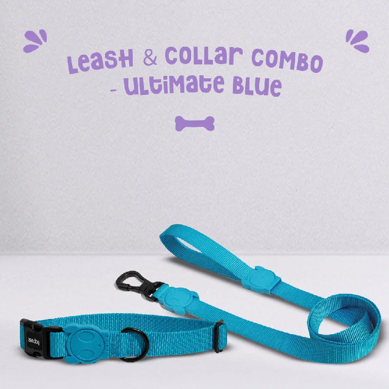 Ultimate Blue Leash & Collar Combo